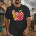 Back To School Pencil And Apple Teacher Student Unisex T-Shirt, funny design Back To School Pencil And Apple Teacher Student Unisex T-Shirt, funny design
