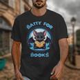 Batty About Books Lover Teacher Librarian Bookish Halloween For Men Women Kids Unisex T-Shirt, funny design Batty About Books Lover Teacher Librarian Bookish Halloween For Men Women Kids Unisex T-Shirt, funny design