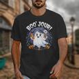 Boo Jour Ghost Halloween French Teacher Cute Coffe Croissant Unisex T-Shirt, funny design Boo Jour Ghost Halloween French Teacher Cute Coffe Croissant Unisex T-Shirt, funny design