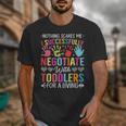Childcare Teacher Negotiate With Toddlers Daycare Provider Men Women Girls Kids Unisex T-Shirt, funny design