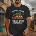 Christmas Teacher Squad Festive Car Tree Lights Xmas Unisex T-Shirt, funny design