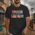 Color Special Education Squad Groovy Dream Team SPED Teacher Unisex T-Shirt, Groovy Teacher Gifts, funny design Color Special Education Squad Groovy Dream Team SPED Teacher Unisex T-Shirt, Groovy Teacher Gifts, funny design