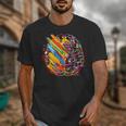 Colorful Brain Art Teacher Artist Painter Student Unisex T-Shirt, funny design Colorful Brain Art Teacher Artist Painter Student Unisex T-Shirt, funny design