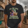 All The Cool Dragons Are Reading Dragon Teacher Unisex T-Shirt, funny design