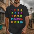Counting 1-10 Learn To Count Number School Kids Teacher Unisex T-Shirt, funny design Counting 1-10 Learn To Count Number School Kids Teacher Unisex T-Shirt, funny design