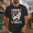 Cow Teacher Lover Unisex T-Shirt, funny design