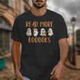 Cute Booooks Ghost Read More Books Teacher Halloween Unisex T-Shirt, funny design