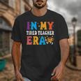 Cute Coffee Glass Face Happy Day In My Tired Teacher ERA For Men Women Unisex T-Shirt, funny design