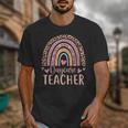 Cute Daycare Teacher Rainbow Leopard Print Childcare Worker Unisex T-Shirt, funny design Cute Daycare Teacher Rainbow Leopard Print Childcare Worker Unisex T-Shirt, funny design