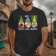 Cute Gnomes Teach Love And Inspire Back To School Teacher Unisex T-Shirt, funny design Cute Gnomes Teach Love And Inspire Back To School Teacher Unisex T-Shirt, funny design