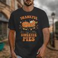 Cute Thanksgiving Teacher Thankful For My Sweetie Pies Mom Unisex T-Shirt, Couple Gifts, funny design