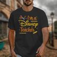 Disney Back To School I'm A Disney Teacher Crafty Logo Unisex T-Shirt, funny design