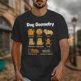 Dog Geometry Math Teacher Back To School STEM Humor Unisex T-Shirt, funny design Dog Geometry Math Teacher Back To School STEM Humor Unisex T-Shirt, funny design