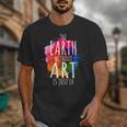Earth Without Art Is Just Eh Painting Artist Pun Art Teacher Unisex T-Shirt, funny design