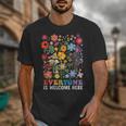 Everyone Is Welcome Here Tshirt Idaho Teacher Support Retro Unisex T-Shirt, funny design