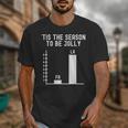 Fa La 8 Math Pun Math Teacher Christmas Unisex T-Shirt, funny design