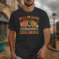 Fall In Love With Learning Autumn Pumpkin Fall Teacher Kids Unisex T-Shirt, funny design Fall In Love With Learning Autumn Pumpkin Fall Teacher Kids Unisex T-Shirt, funny design