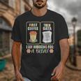 First Coffee Then Data SPED Teacher Taking a Break Unisex T-Shirt, funny design