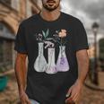 Flowers Test Tube Chemistry Student Science Teacher Women Unisex T-Shirt, Science Teacher Gifts, funny design Flowers Test Tube Chemistry Student Science Teacher Women Unisex T-Shirt, Science Teacher Gifts, funny design