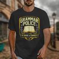 Grammar Police To Serve And Correct English Teacher Unisex T-Shirt, English Teacher Gifts, funny design Grammar Police To Serve And Correct English Teacher Unisex T-Shirt, English Teacher Gifts, funny design