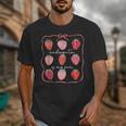 Groovy Kindergarten Is My Jam Strawberry Kinder Team Teacher Unisex T-Shirt, Groovy Teacher Gifts, funny design
