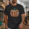 Halloween Books Pumpkin Reading Teacher Fall Men Women Unisex T-Shirt, funny design