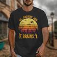 Halloween Costume Teacher Love Brains Zombie Unisex T-Shirt, funny design Halloween Costume Teacher Love Brains Zombie Unisex T-Shirt, funny design