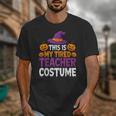Halloween Costumes For Teachers Tired Teacher Costume Tee Unisex T-Shirt, funny design Halloween Costumes For Teachers Tired Teacher Costume Tee Unisex T-Shirt, funny design