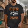 Halloween Lets Eat Kids Punctuation Teacher Unisex T-Shirt, funny design Halloween Lets Eat Kids Punctuation Teacher Unisex T-Shirt, funny design