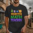 Halloween Monster Math Teacher Men Women Unisex T-Shirt, funny design Halloween Monster Math Teacher Men Women Unisex T-Shirt, funny design