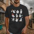 Halloween PE Teacher Ghost Playing Soccer Football Baseball Unisex T-Shirt, Pe Teacher Gifts, funny design Halloween PE Teacher Ghost Playing Soccer Football Baseball Unisex T-Shirt, Pe Teacher Gifts, funny design