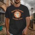 Halloween Teacher Crew Spooky Season Retro Ghost Unisex T-Shirt, funny design Halloween Teacher Crew Spooky Season Retro Ghost Unisex T-Shirt, funny design