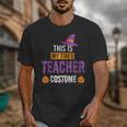 Halloween Teachers This Is My Tired Teacher Costume Unisex T-Shirt, funny design
