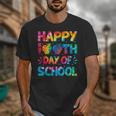 Happy 100th Day Of School Teacher Student 100 Days Tie Dye Men Women Kids Unisex T-Shirt, funny design
