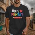 Happy Fri-Yay Friday Lovers Fun Teacher Life Weekend Unisex T-Shirt, funny design Happy Fri-Yay Friday Lovers Fun Teacher Life Weekend Unisex T-Shirt, funny design