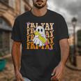 Happy Fri-Yay Friday Lovers Groovy Teacher Life Halloween Unisex T-Shirt, Groovy Teacher Gifts, funny design Happy Fri-Yay Friday Lovers Groovy Teacher Life Halloween Unisex T-Shirt, Groovy Teacher Gifts, funny design