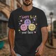 Happy To See Your Face Smile Face Teacher Back To School Unisex T-Shirt, funny design Happy To See Your Face Smile Face Teacher Back To School Unisex T-Shirt, funny design