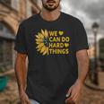 We Can Do Hard Things Kids Teacher Back To School Unisex T-Shirt, funny design We Can Do Hard Things Kids Teacher Back To School Unisex T-Shirt, funny design
