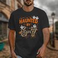 Haunted By 6-7 Halloween Math Teacher Joke Unisex T-Shirt, funny design Haunted By 6-7 Halloween Math Teacher Joke Unisex T-Shirt, funny design