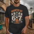 Haunted By 6x7 Math Teacher Halloween Pun Unisex T-Shirt, funny design Haunted By 6x7 Math Teacher Halloween Pun Unisex T-Shirt, funny design