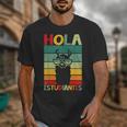 Hola Estudiantes Spanish Teacher Back To School 2025 Unisex T-Shirt, funny design Hola Estudiantes Spanish Teacher Back To School 2025 Unisex T-Shirt, funny design