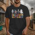 Inclusion Isn't Scary SLP Halloween Sped Teacher Unisex T-Shirt, funny design Inclusion Isn't Scary SLP Halloween Sped Teacher Unisex T-Shirt, funny design