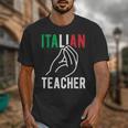 Italian Teacher Italy Italia Back To School First Day Unisex T-Shirt, funny design Italian Teacher Italy Italia Back To School First Day Unisex T-Shirt, funny design