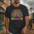 Kindergarten Rainbow Girls Boys Teacher Team Kinder Squad Unisex T-Shirt, funny design Kindergarten Rainbow Girls Boys Teacher Team Kinder Squad Unisex T-Shirt, funny design