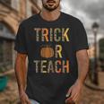 Leopard Trick Or Teach Halloween Teacher Costume Women Unisex T-Shirt, funny design Leopard Trick Or Teach Halloween Teacher Costume Women Unisex T-Shirt, funny design