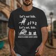 Let's Eat Kids Fun Dinosaurs Grammar Teacher Unisex T-Shirt, funny design Let's Eat Kids Fun Dinosaurs Grammar Teacher Unisex T-Shirt, funny design