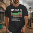 Can I Lick It Periodic Table Science Teacher Boy And Girls Unisex T-Shirt, Science Teacher Gifts, funny design