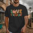 Love 5th Grade Thanksgiving Colorful Fall Leaves Teacher Unisex T-Shirt, funny design Love 5th Grade Thanksgiving Colorful Fall Leaves Teacher Unisex T-Shirt, funny design