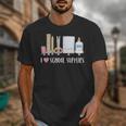 I Love School Supplies Teacher Shirt Unisex T-Shirt, funny design