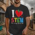 I Love STEM Student Teacher 1st Day Of School Back To School Unisex T-Shirt, funny design